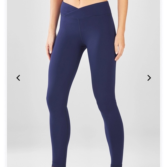 Fabletics Pants - Fabletics Winn ll Powerhold Navy Blue Leggings.  Size XSmall.